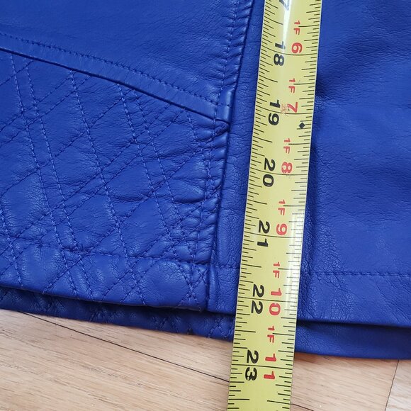 Alfani Women's Fitted Faux Leather Jacket, Size: L - Picture 14 of 16